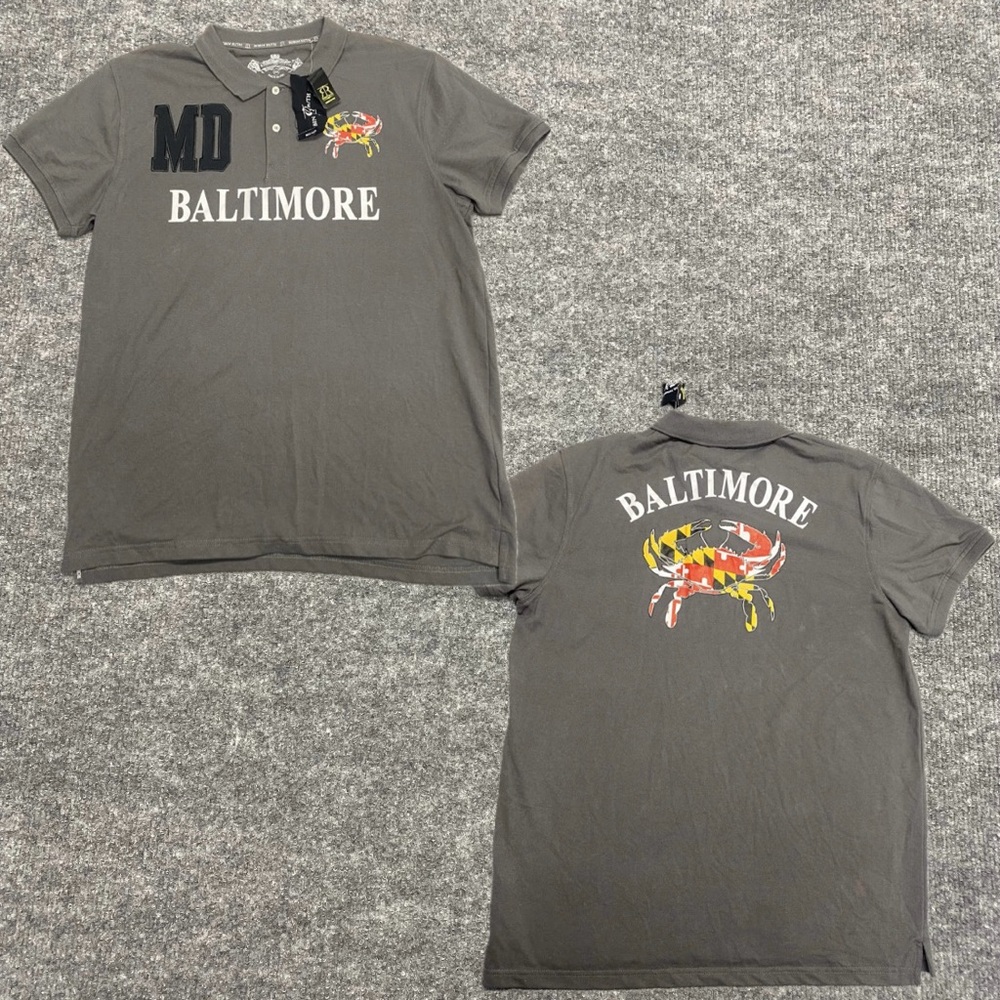 Robin Ruth Grey Polo Shirt Baltimore MD Size XX-Large